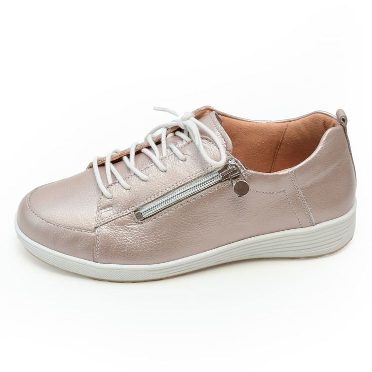 KLARISSE ROSE - Chaussures confort à lacets pour Femme 4