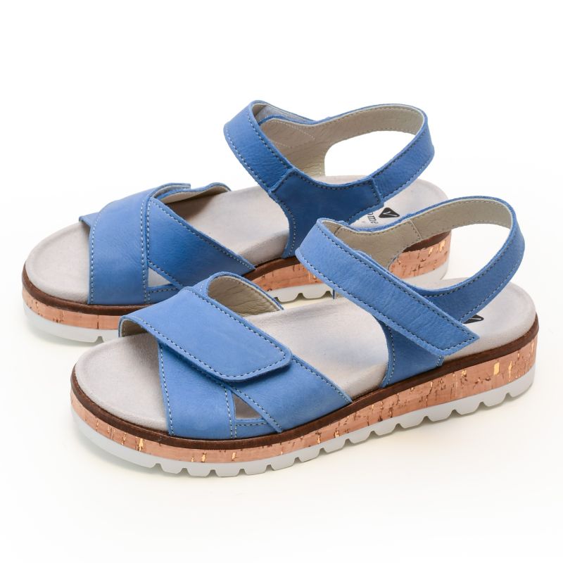 Sandale Femme Yolanda Bleu