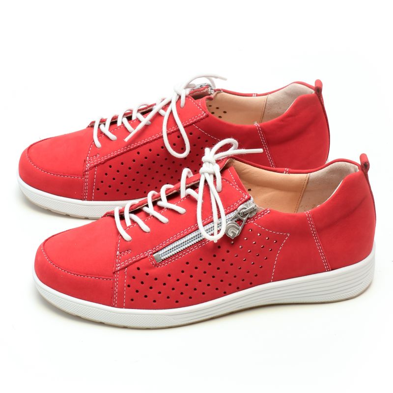 Chaussure à lacets Femme Klarisse Rouge