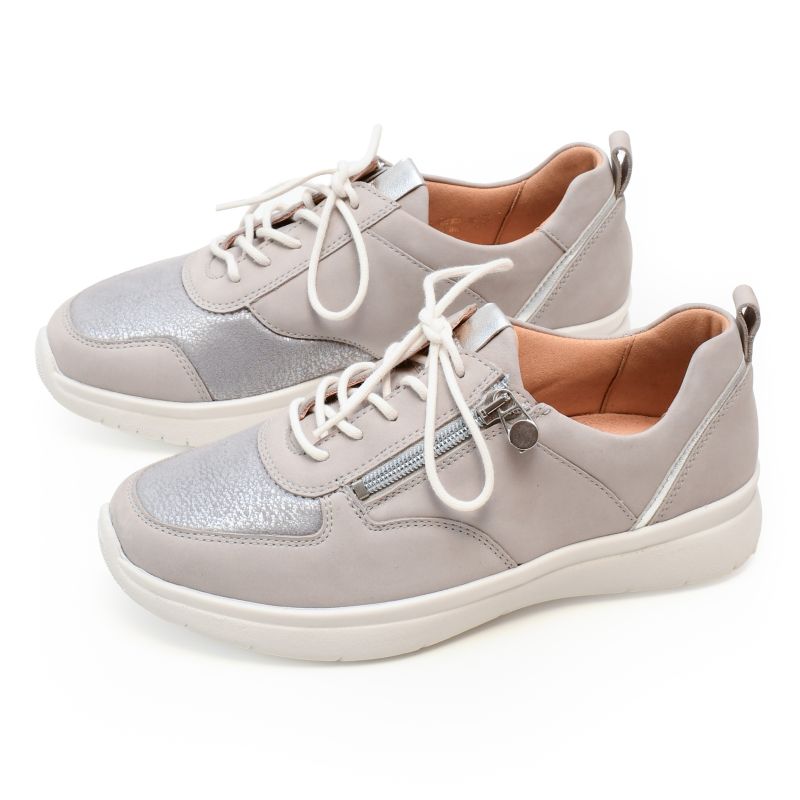 Chaussure à lacets Femme Kalys Gris clair