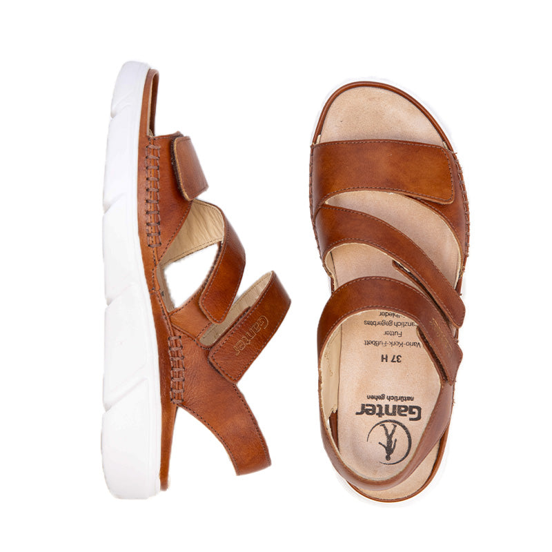 Sandale Femme Halina Cognac