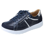 Chaussure à lacets Femme Kelly Bleu foncé