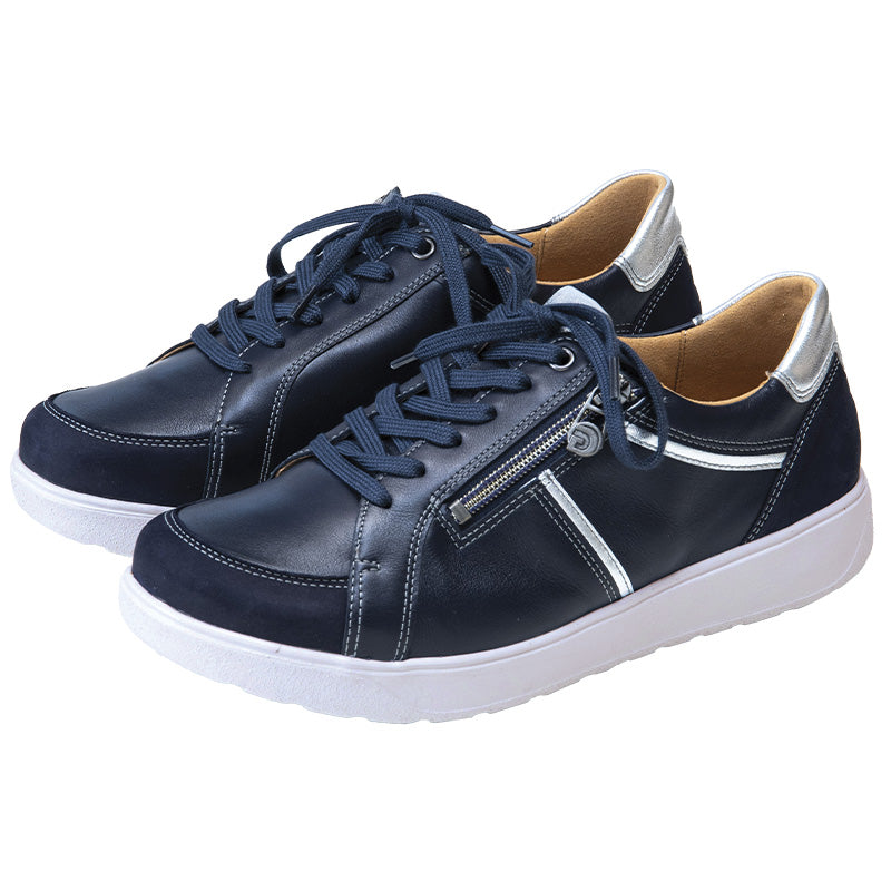 Chaussure à lacets Femme Kelly Bleu foncé