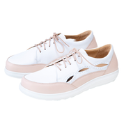 Chaussure à lacets Femme Reine Blanc-Rose