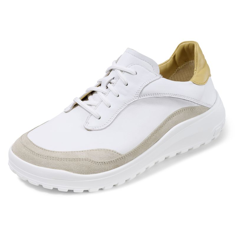 Chaussure à lacets Femme Quinn Blanc-Sable