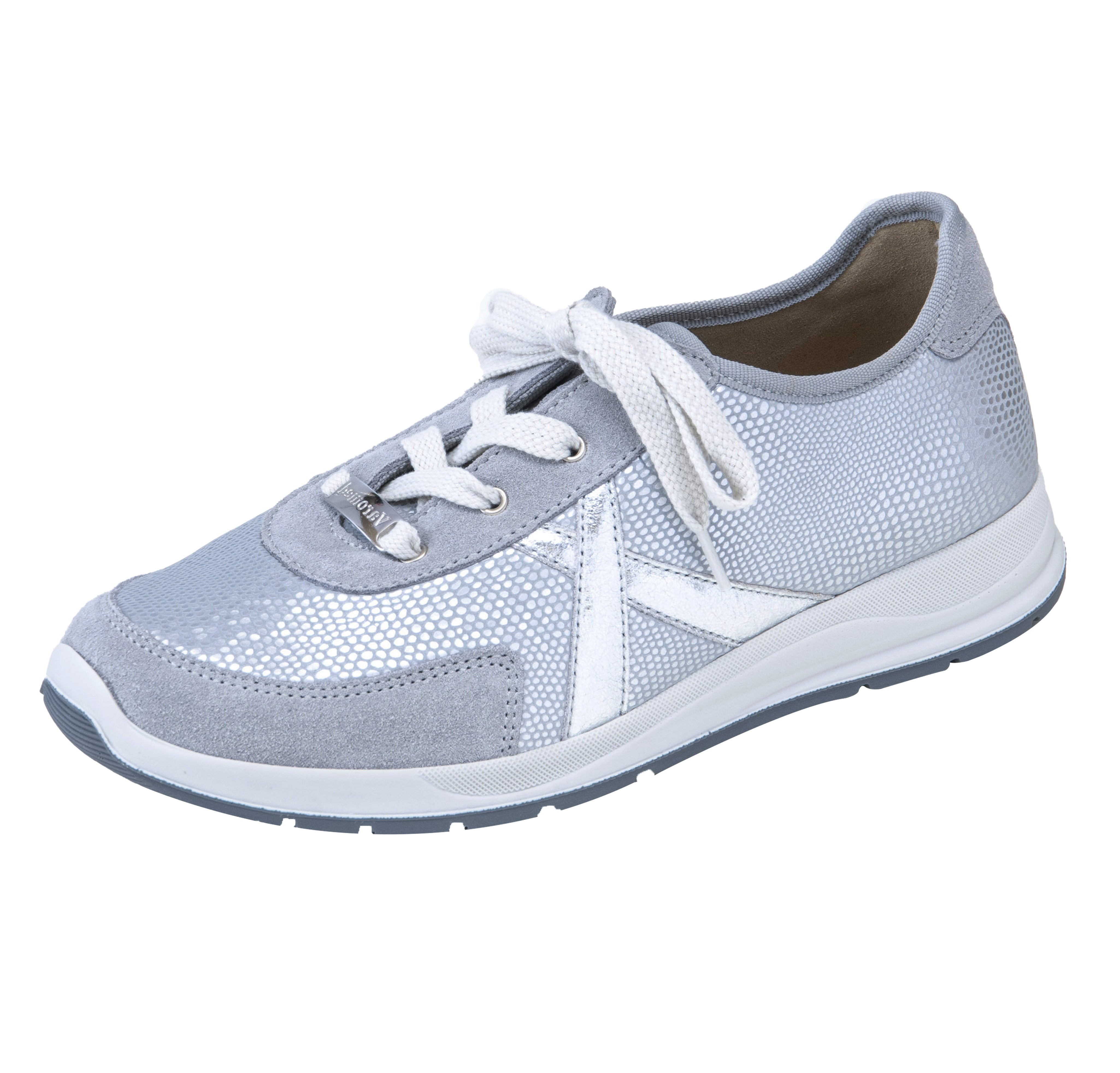 Chaussure à lacets Femme Kioto Gris métal