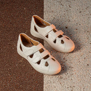 Mocassin Femme Katel Blanc