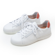 Basket Femme Molly Blanc-Orange